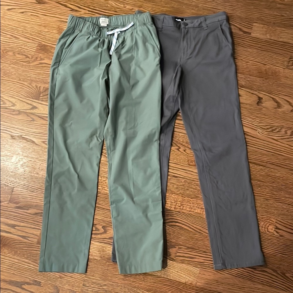 J. Crew and Tilly Green and Gray Comfortable boys pants